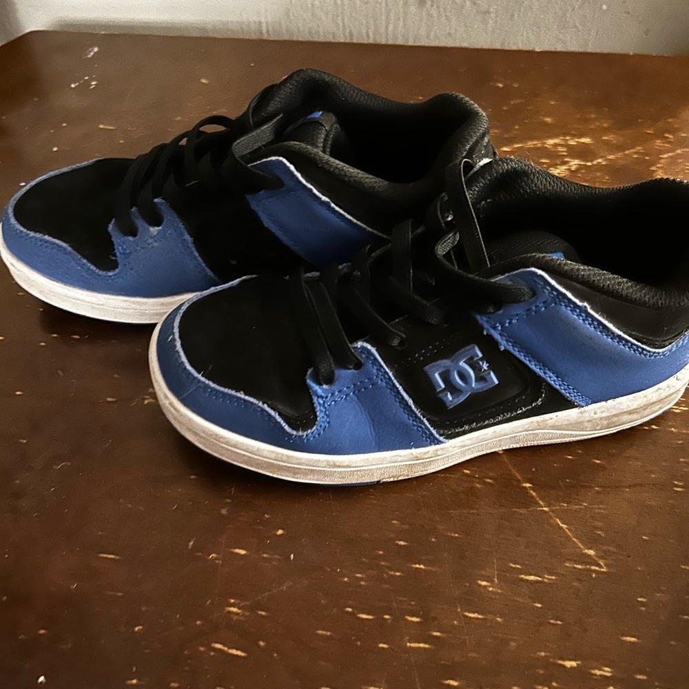 DC Kids' Sneakers in Black and Blue